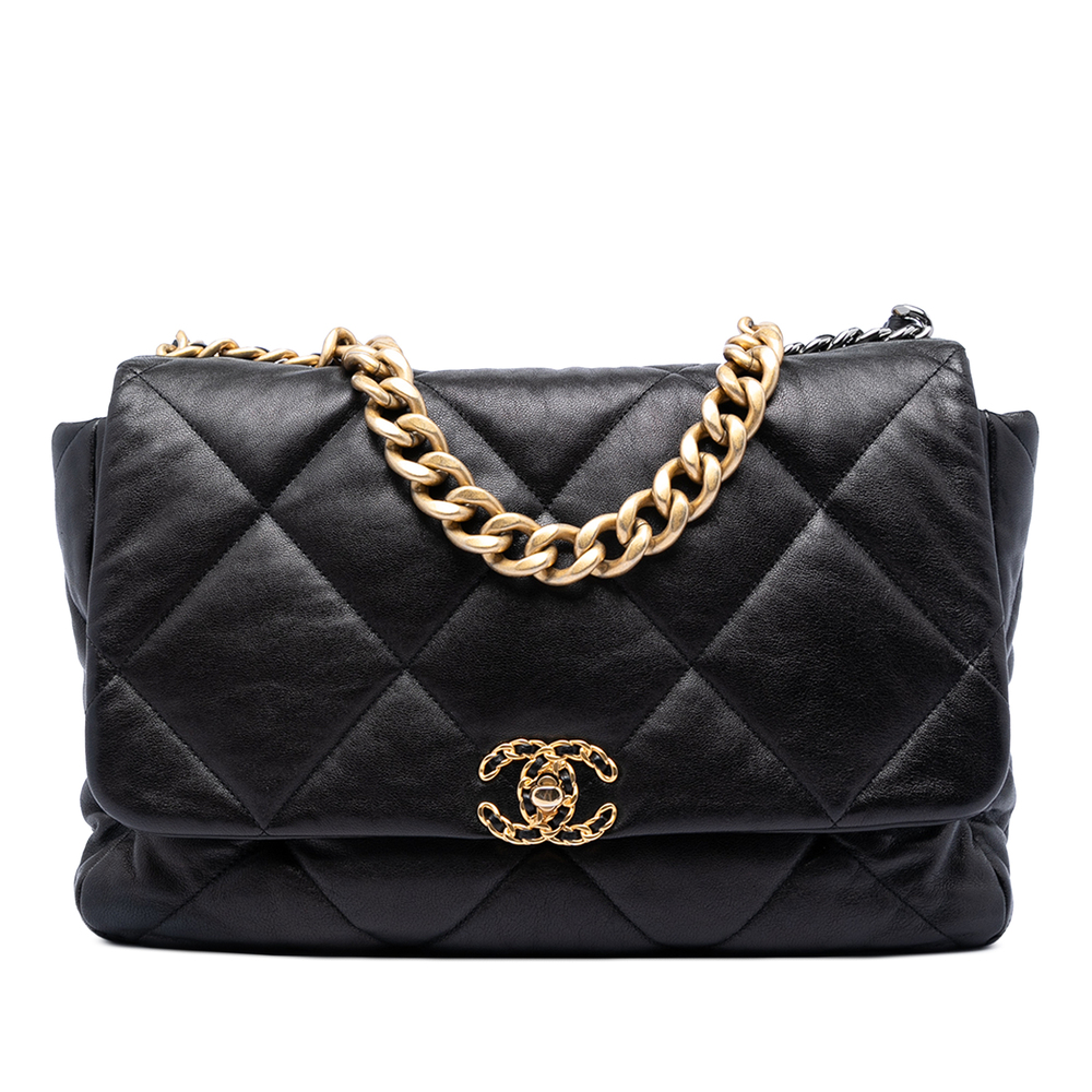 Pre-Loved Chanel Maxi Lambskin 19 Flap